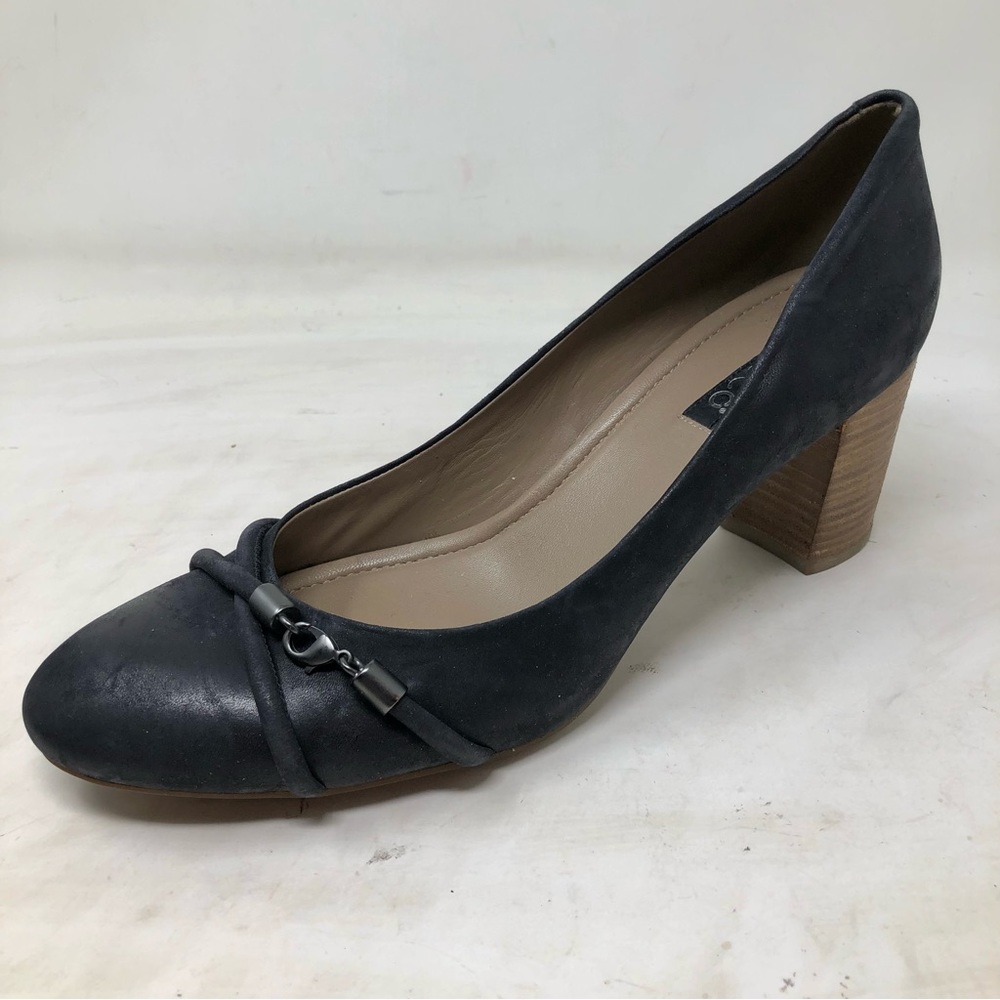 New Ecco Lobster Strap Embellished Leather Heels